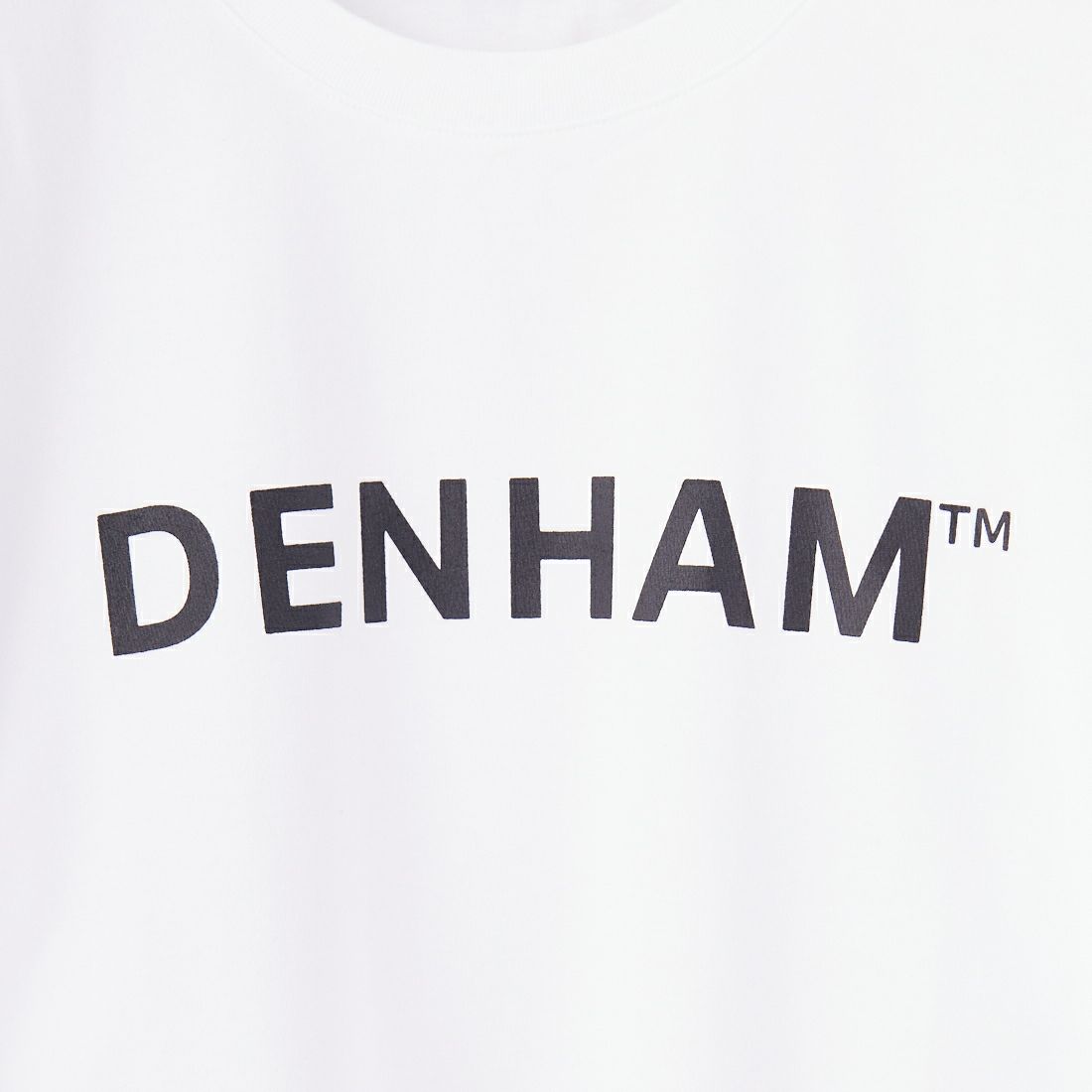 DENHAM [デンハム] ビッグロゴTシャツ [BIG-LOGO-T] WHITE