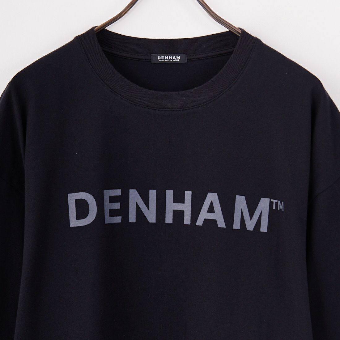 DENHAM [デンハム] ビッグロゴTシャツ [BIG-LOGO-T] BLACK