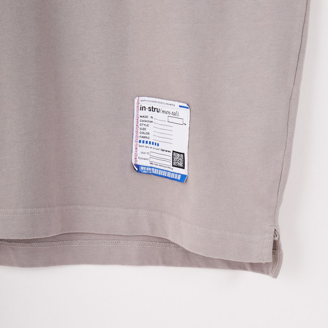 Maison MIHARA YASUHIRO [メゾン ミハラヤスヒロ] ヘビーウェイトジャージーハーフスリーブTシャツ [I12TS512] LT.GRAY