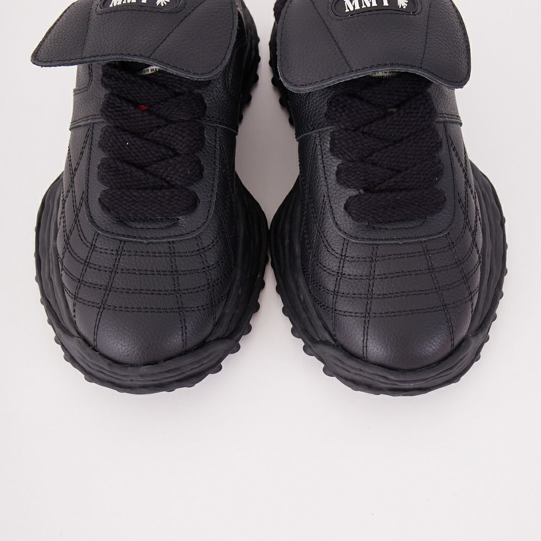 Maison MIHARA YASUHIRO [メゾン ミハラヤスヒロ] SCOTT レザースニーカー [A14FW701] BLK/BLK