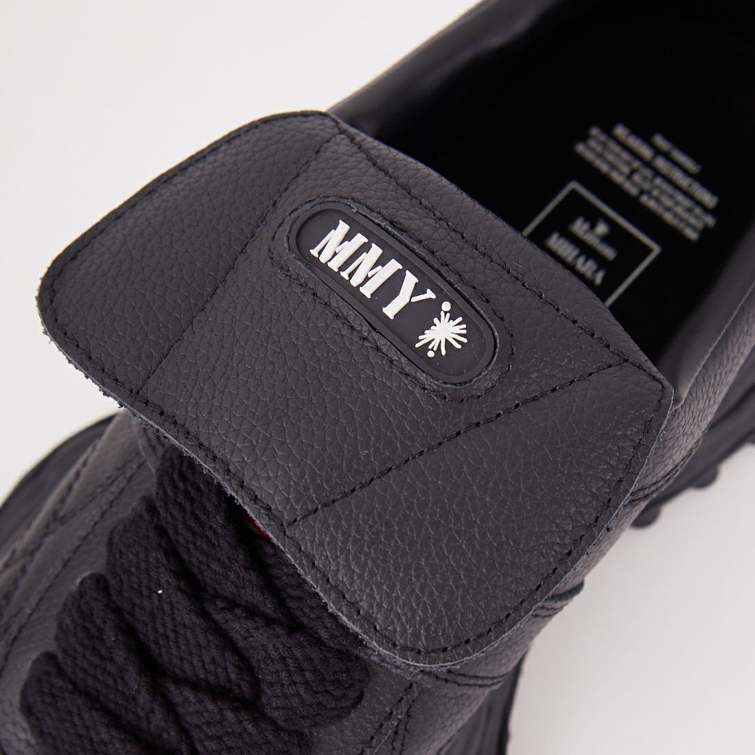 Maison MIHARA YASUHIRO [メゾン ミハラヤスヒロ] SCOTT レザースニーカー [A14FW701] BLK/BLK