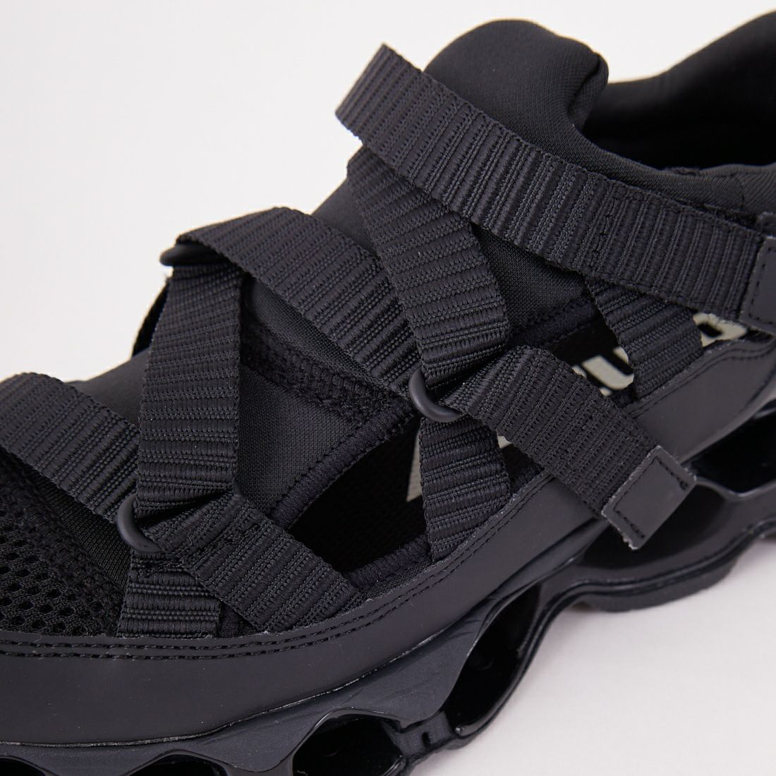 MIZUNO [ミズノ] ウエーブプロフェシー ストラップスニーカー [D1GA2519] 03 ﾌﾞﾗｯｸ
