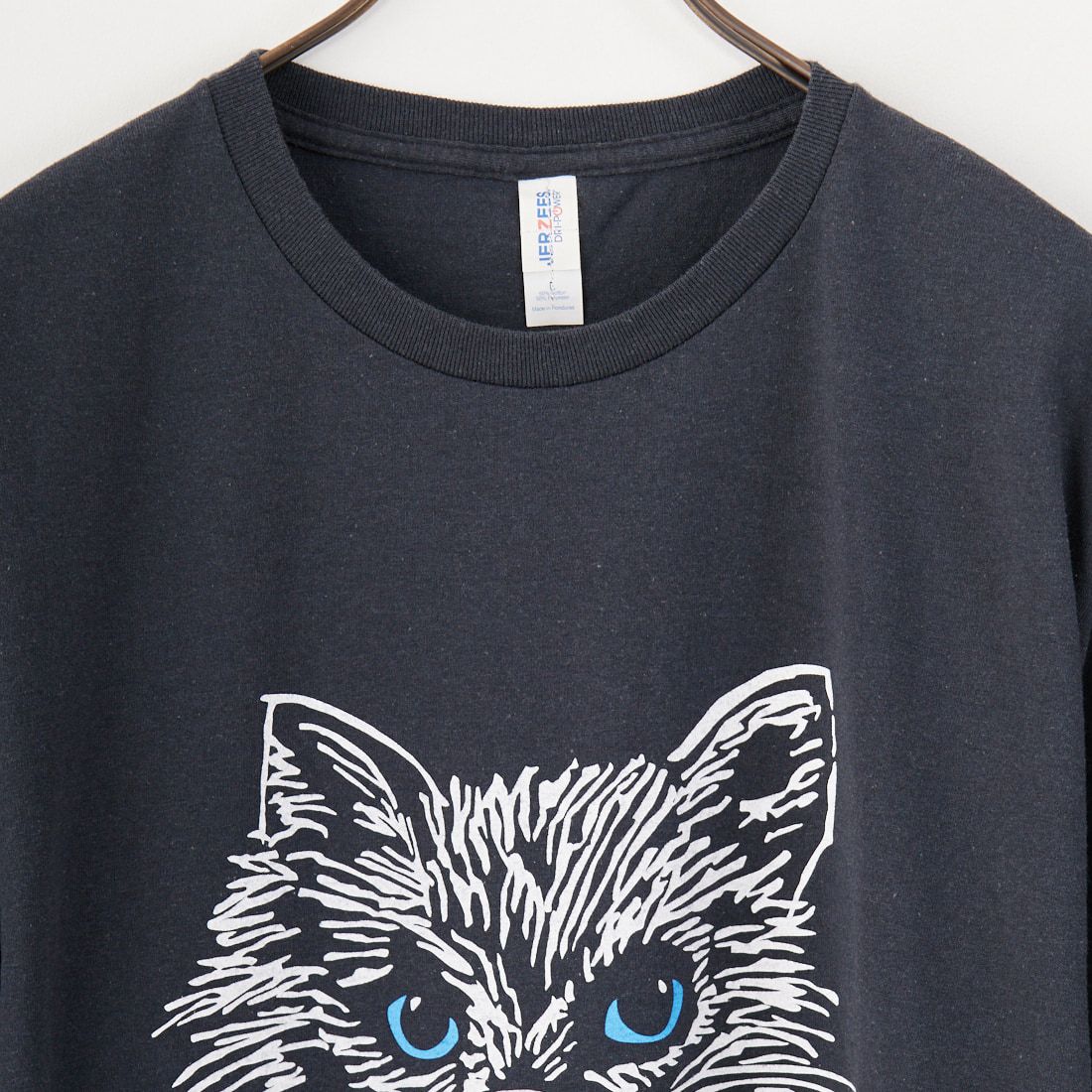 JERZEES [ジャージーズ] ブラックキャットTシャツ [JZ25S022] NOSE PINK