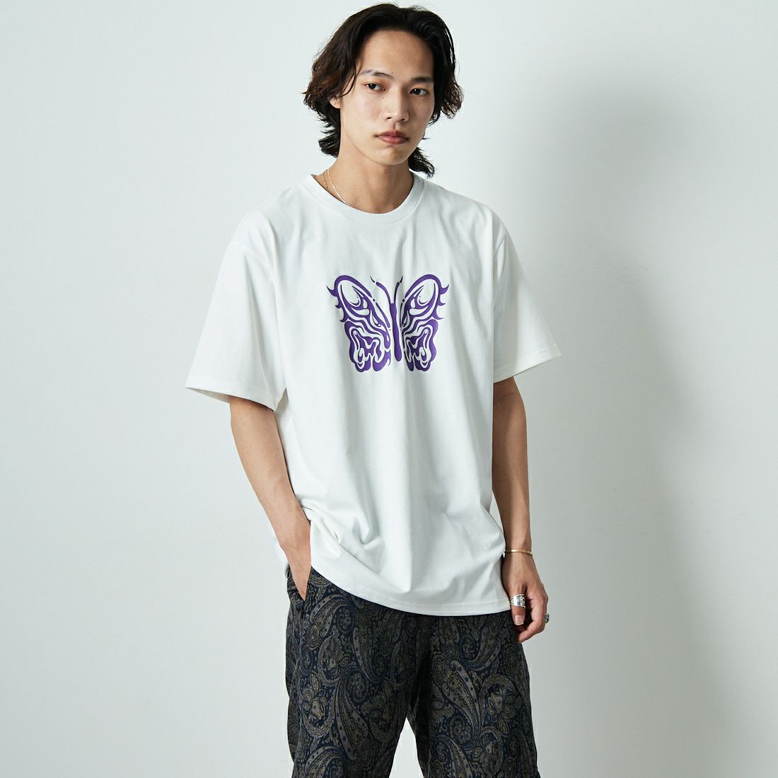 A OFF WHIT&&モデル身長：179cm 着用サイズ：L&&