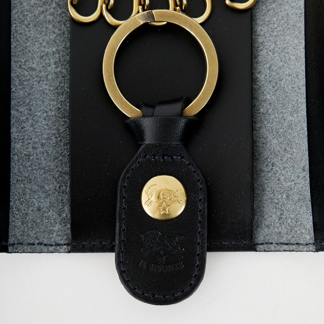 IL BISONTE [イルビゾンテ] レザーキーケース [54152309290] 35 ﾌﾞﾗｯｸ