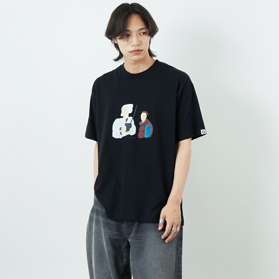 BLACK&&モデル身長：179cm 着用サイズ：M&&