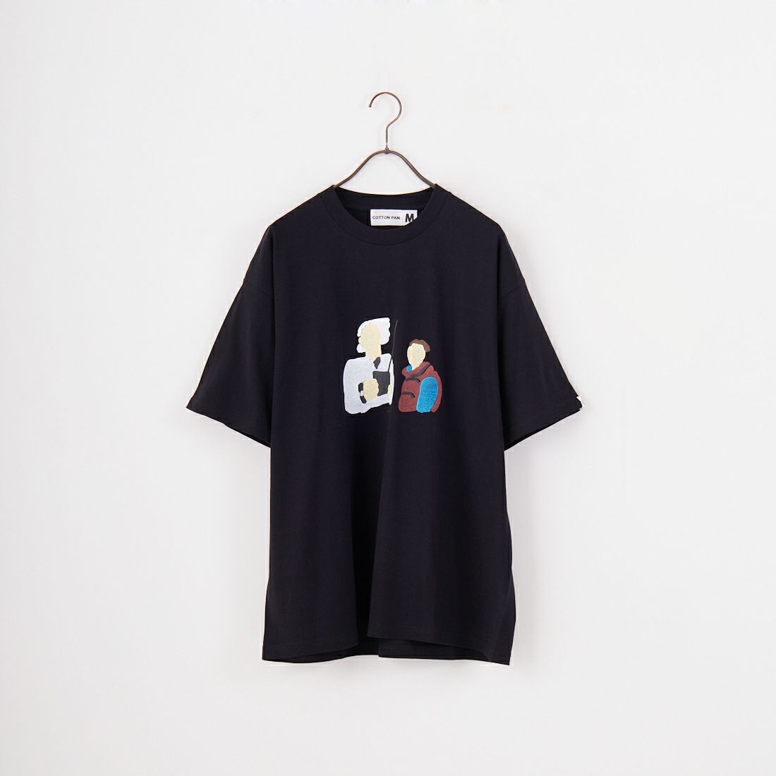 COTTON PAN [コットンパン] ショートスリーブプリントTシャツ [E&M] BLACK