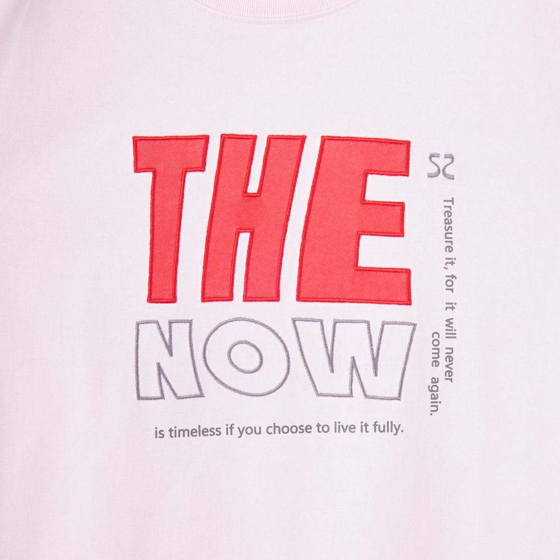 MAISON SPECIAL [メゾンスペシャル] THE NOWロゴTシャツ [21251415316] PNK
