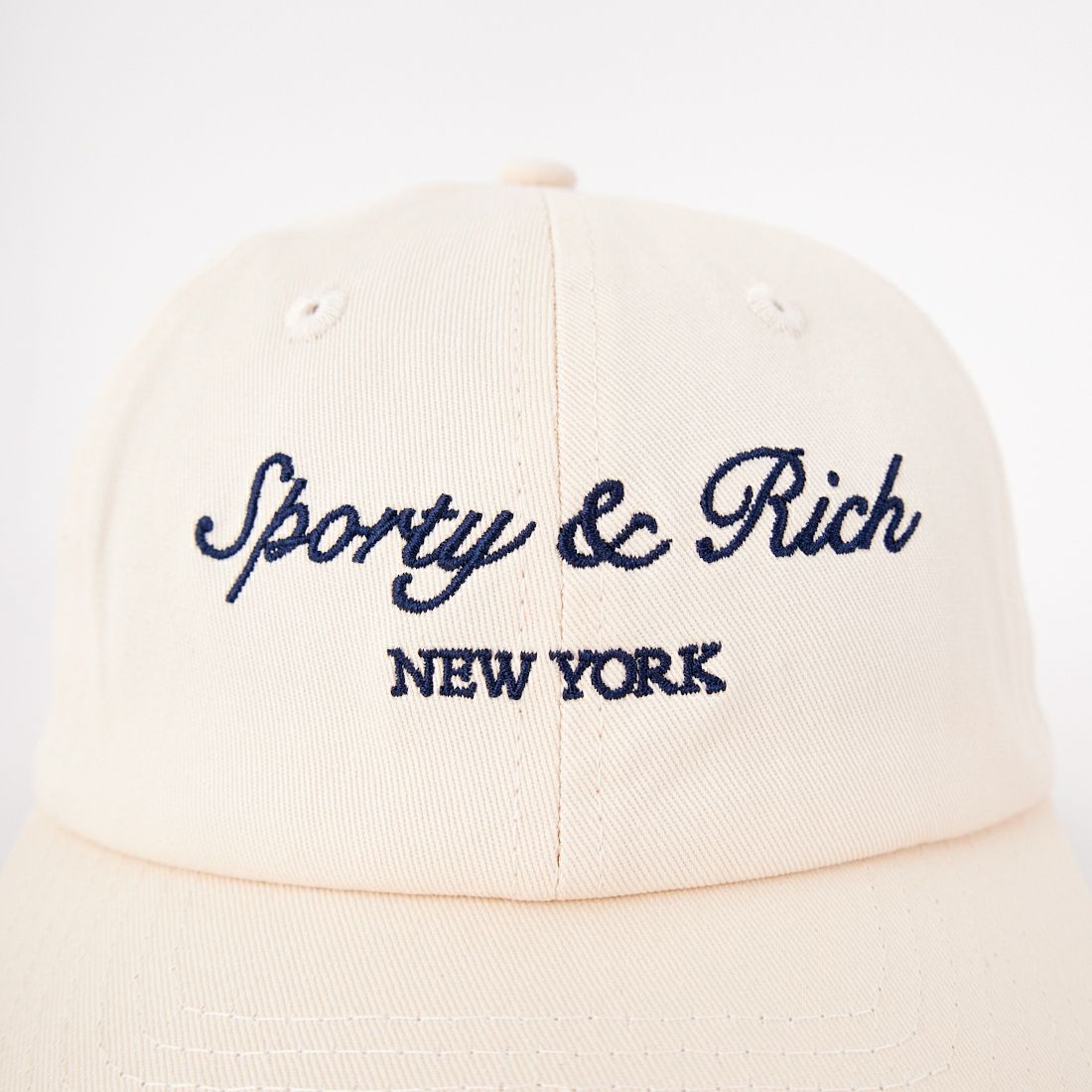 Sporty&Rich [スポーティアンドリッチ] シラキュースハット [AC040612322] CREAM