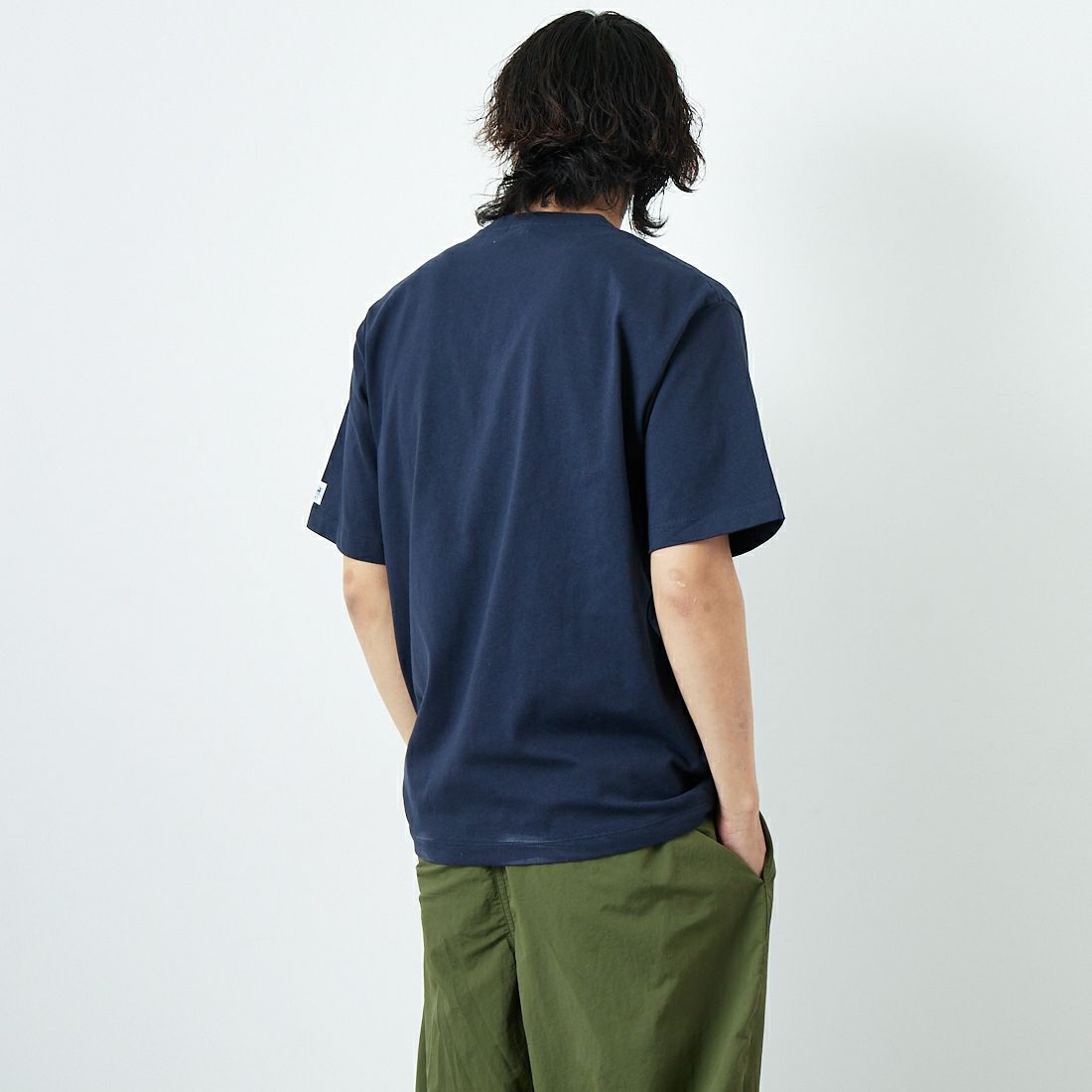 60 NAVY&&モデル身長：179cm 着用サイズ：M&&