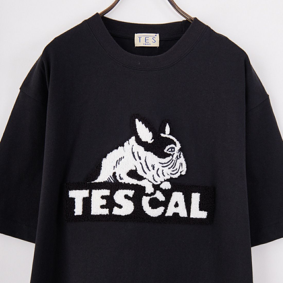 The Endless Summer [エンドレスサマー] TES CAL サガラ刺繍ロゴビッグTシャツ [C-25574303] 01 BLACK
