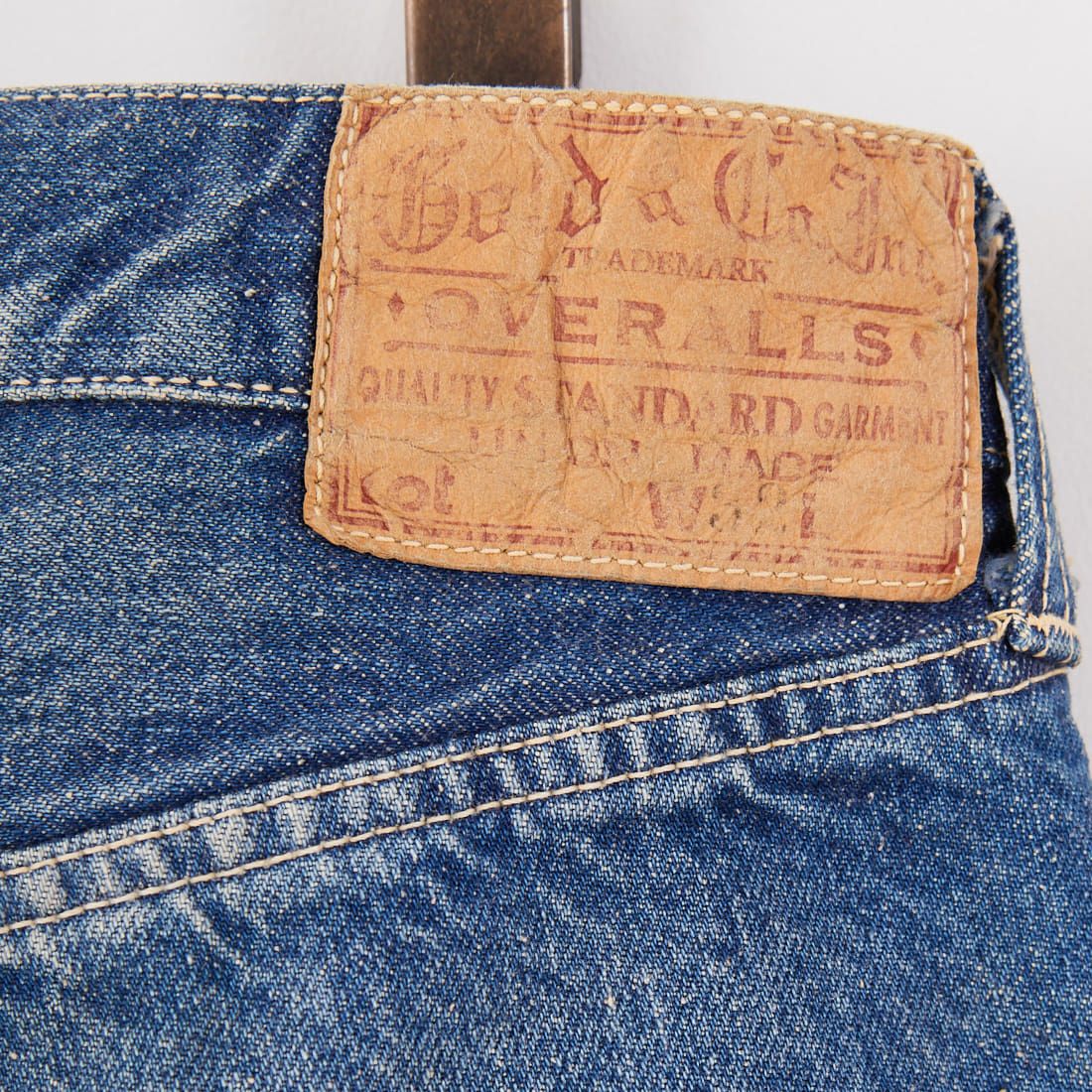 GOLD [ゴールド] 14oz ヴィンテージウォッシュデニムパンツ [GL42503H] 128 NAVY