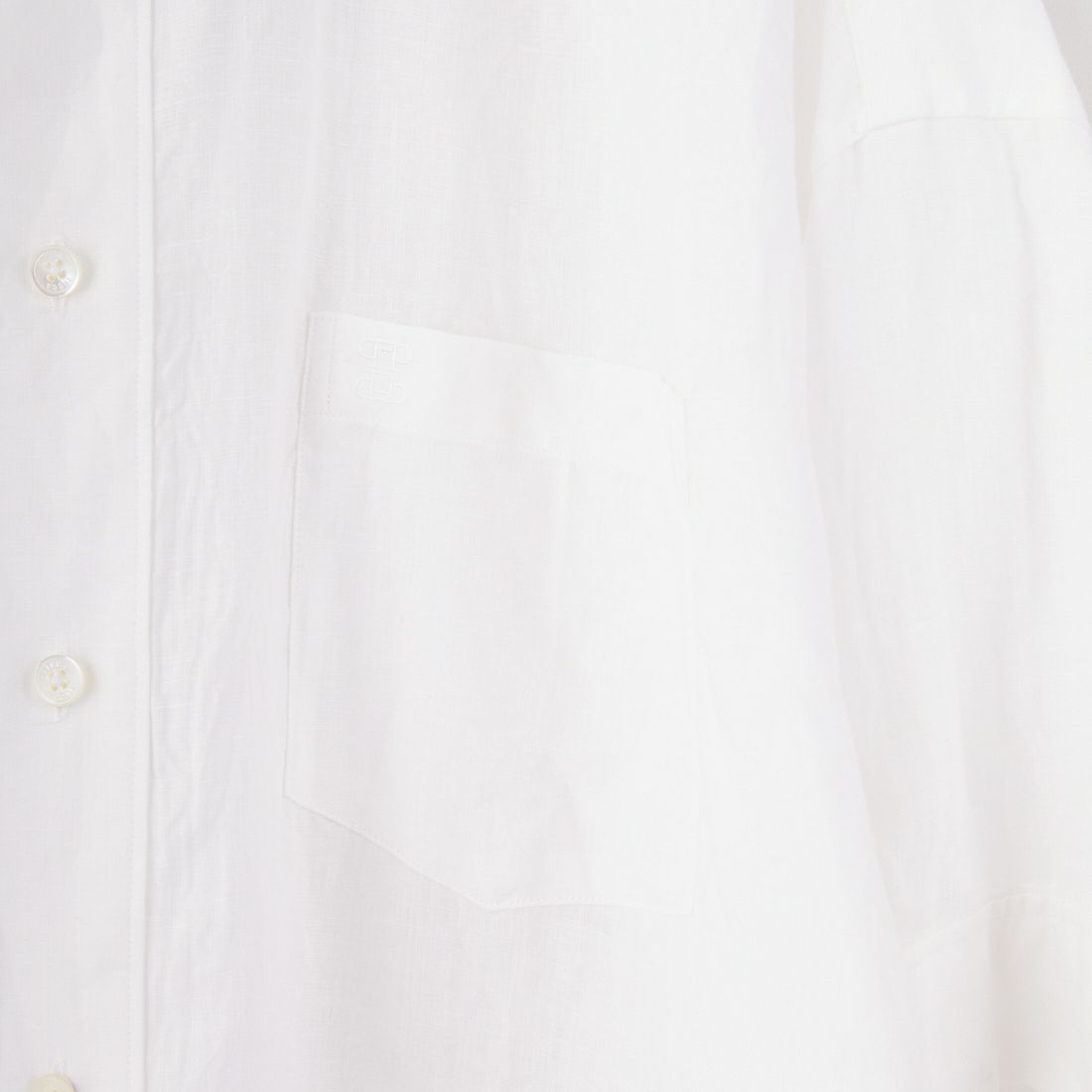TICCA [ティッカ] ショートスリーブリネンシャツ [TBES-404] WHITE