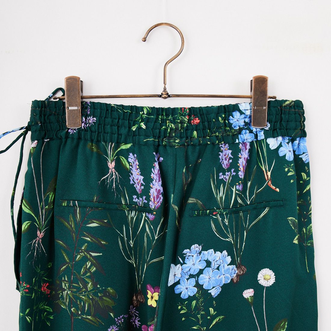 TICCA [ティッカ] フラワープリントパンツ [TBES-422] DARK GREEN