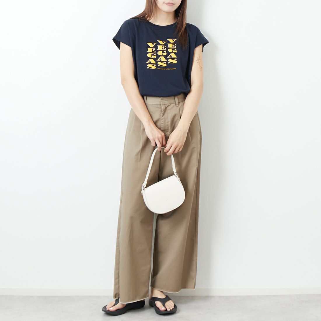 TICCA [ティッカ] VEGAS フレンチスリーブTシャツ [TBES-465] NAVY