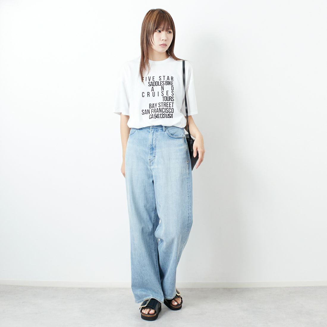 TICCA [ティッカ] FIVE STAR Tシャツ [TBES-473] WHITE