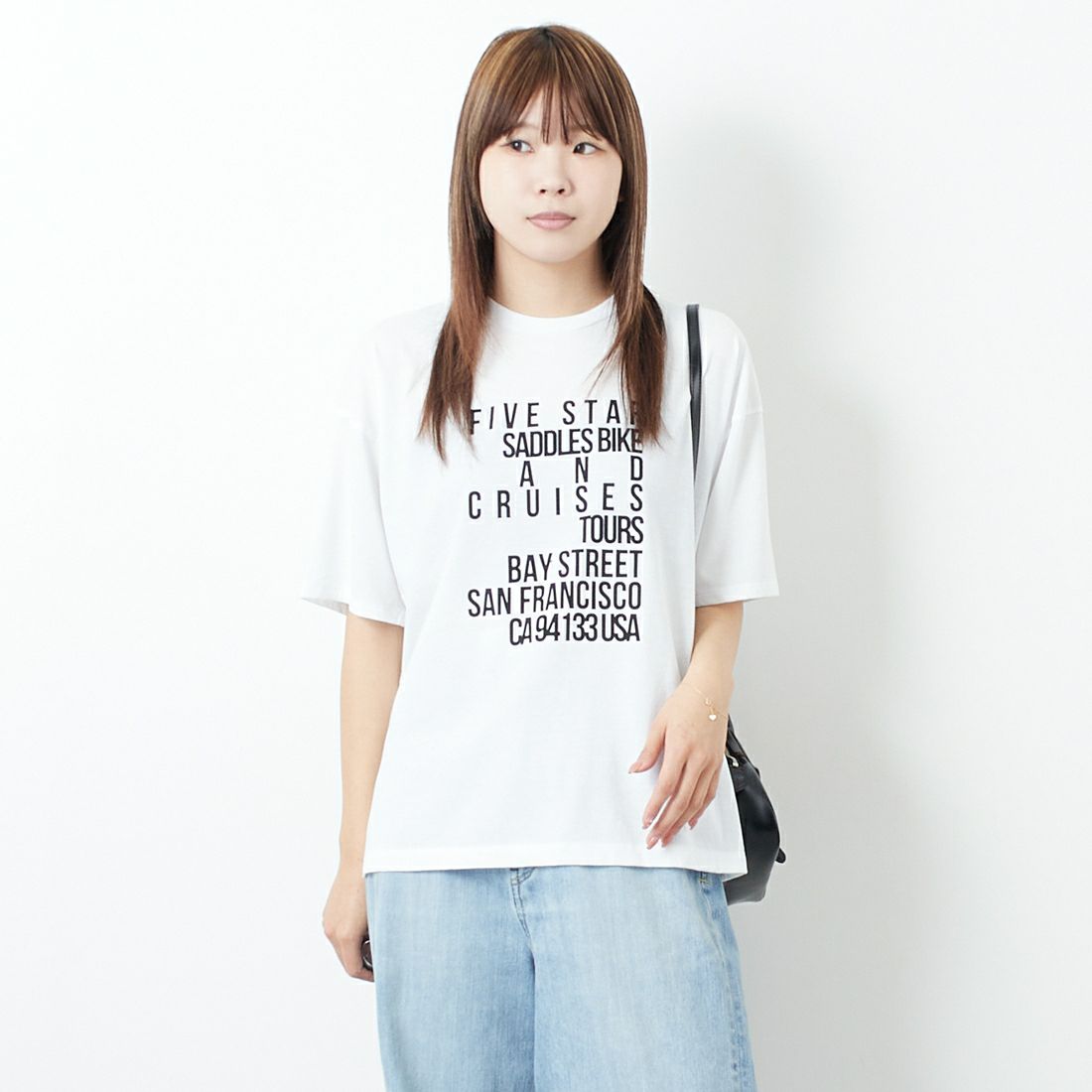 TICCA [ティッカ] FIVE STAR Tシャツ [TBES-473] WHITE