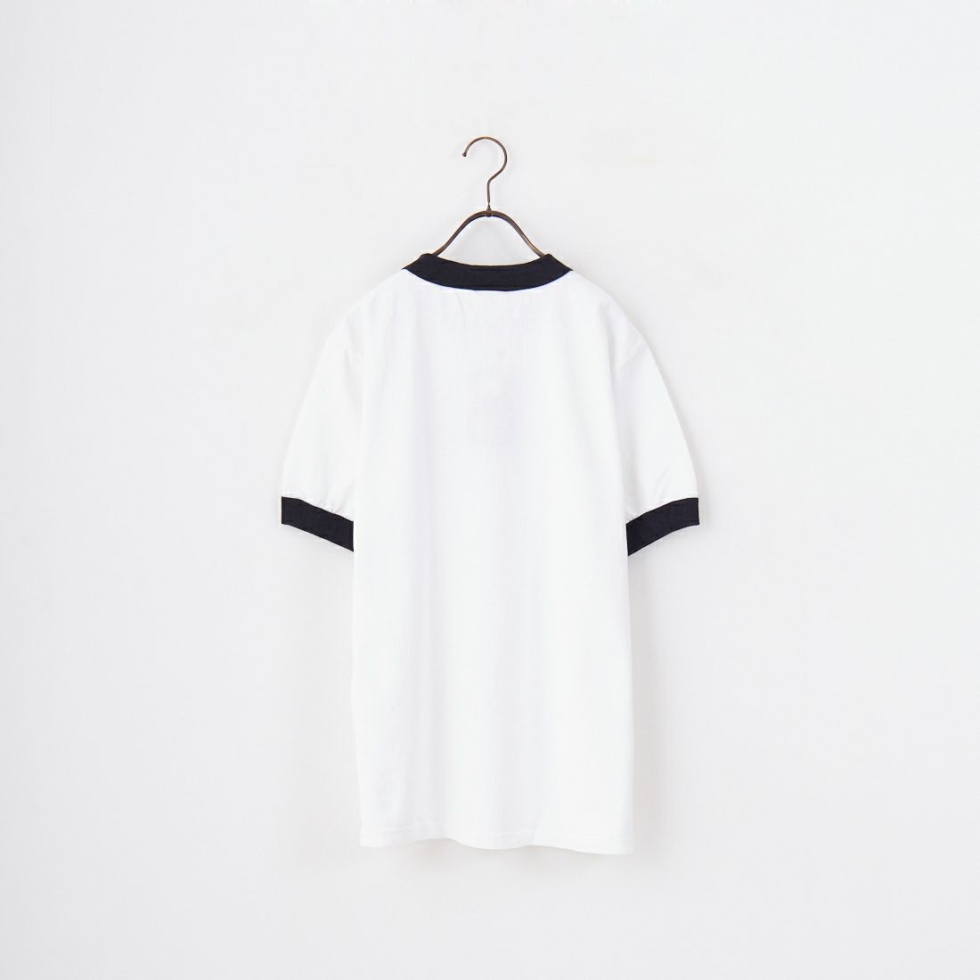 Goodwear [グッドウェア] ショートスリーブリンガーTシャツ [SS-RINGER-TEE] WHITE/BLAC