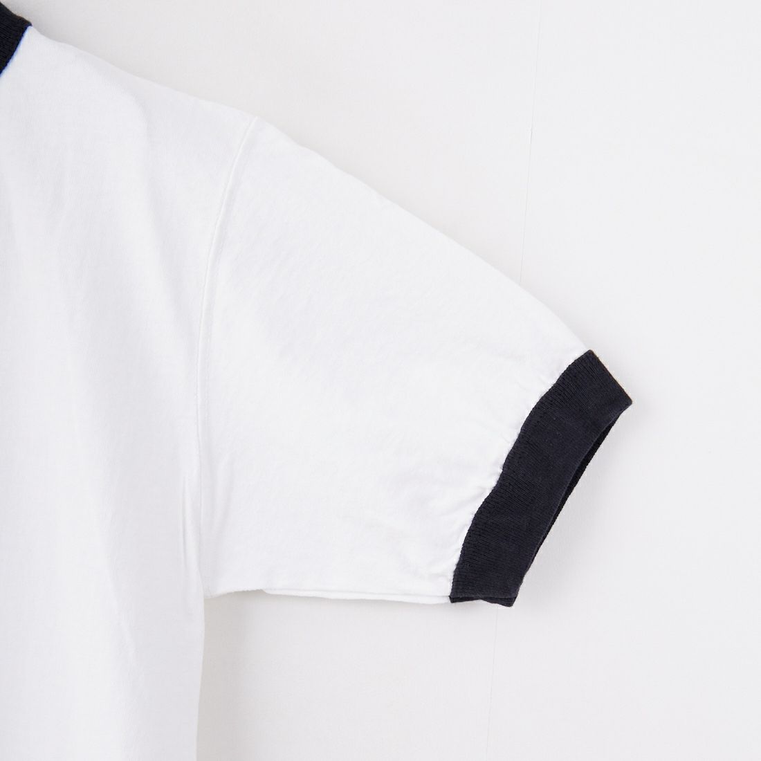 Goodwear [グッドウェア] ショートスリーブリンガーTシャツ [SS-RINGER-TEE] WHITE/BLAC