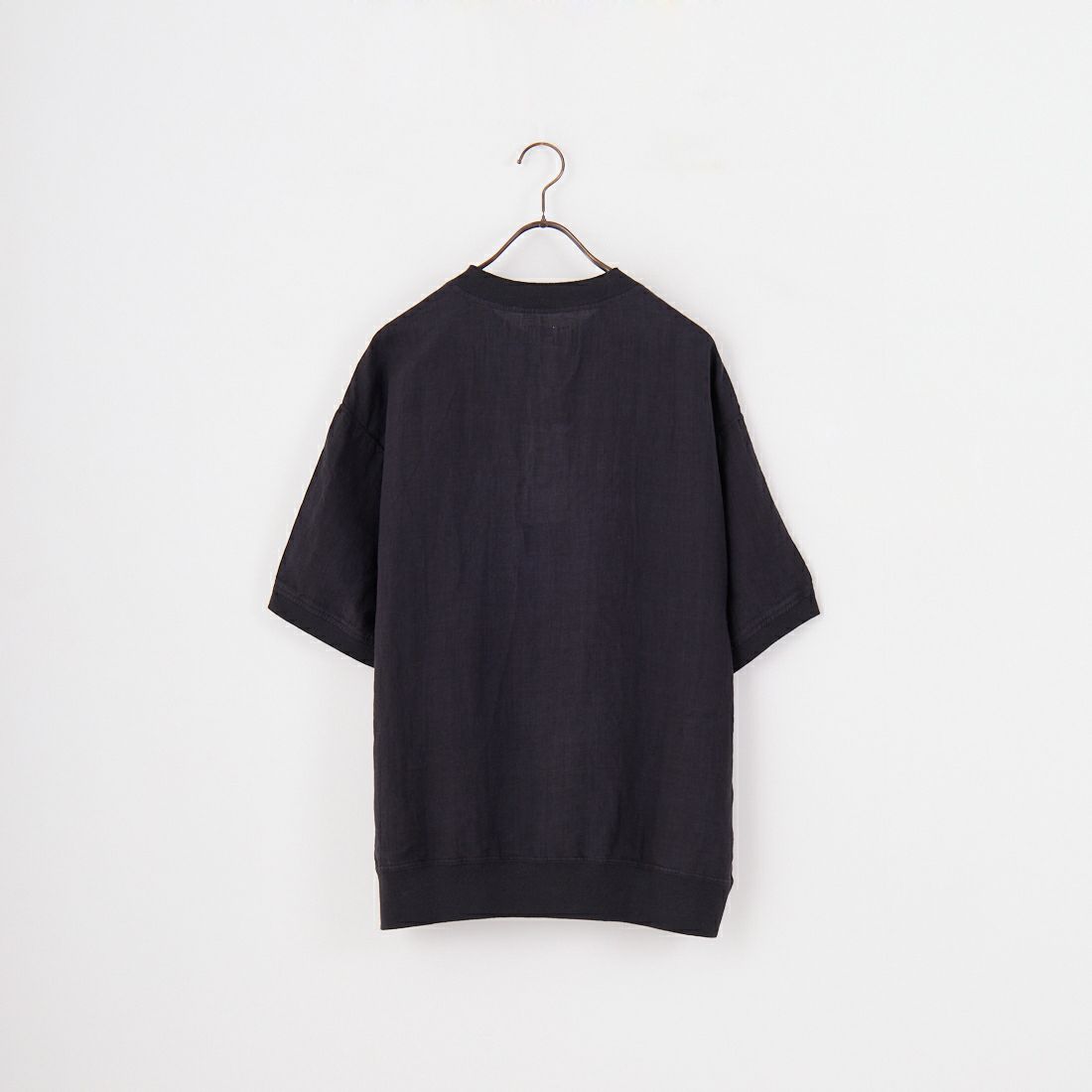 have a good day [ハブアグッドデイ] リネンヘンリーネックTシャツ [HGD-377] BLACK