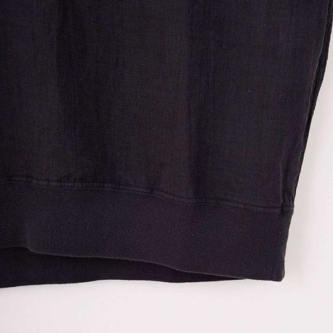 have a good day [ハブアグッドデイ] リネンヘンリーネックTシャツ [HGD-377] BLACK