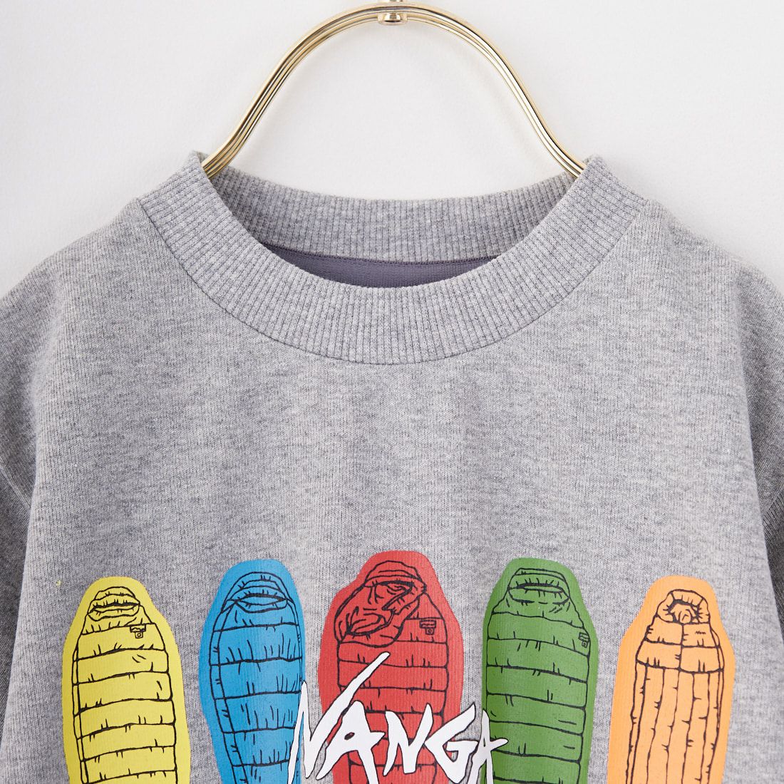 NANGA [ナンガ] エコハイブリッド キッズTシャツ [N2504-6M529A] L.GRY