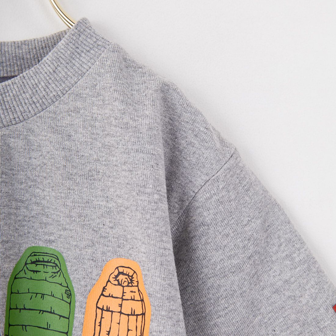 NANGA [ナンガ] エコハイブリッド キッズTシャツ [N2504-6M529A] L.GRY