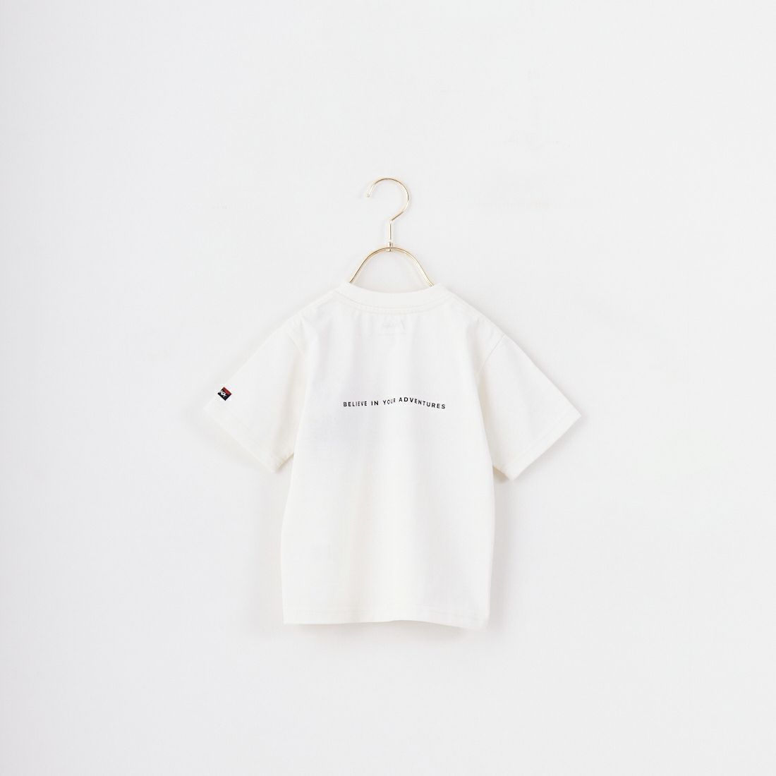 NANGA [ナンガ] エコハイブリッド ボックスロゴキッズTシャツ [N2504-6M532A] WHT
