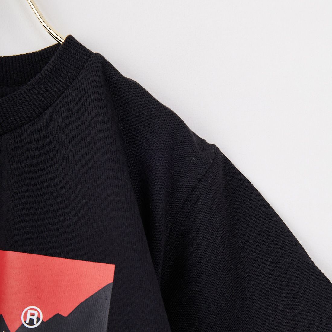 NANGA [ナンガ] エコハイブリッド ボックスロゴキッズTシャツ [N2504-6M532A] BLK