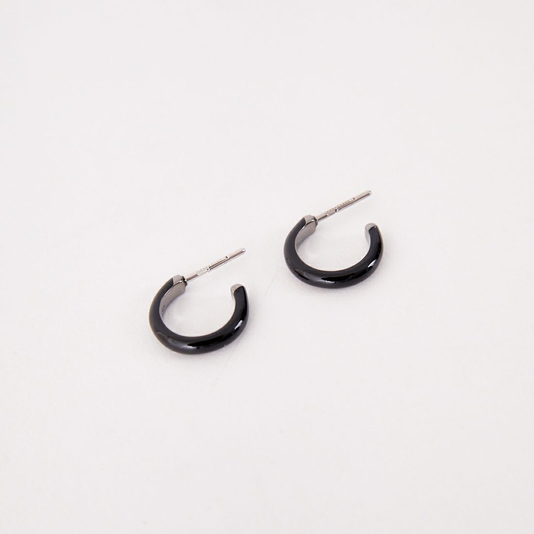 Baqless [バックレス] フープピアス [HP-ECP-BK] BLACK