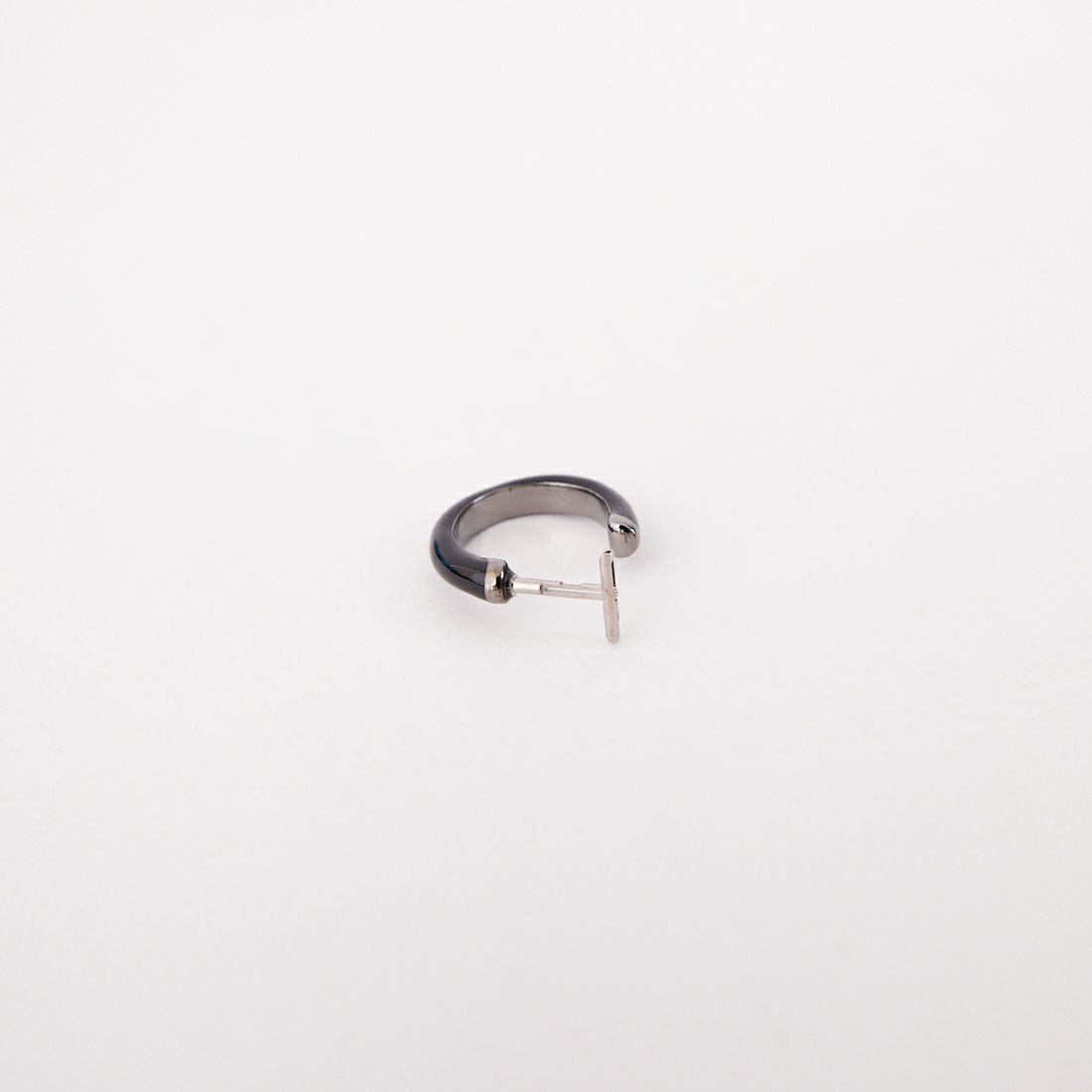Baqless [バックレス] フープピアス [HP-ECP-BK] BLACK