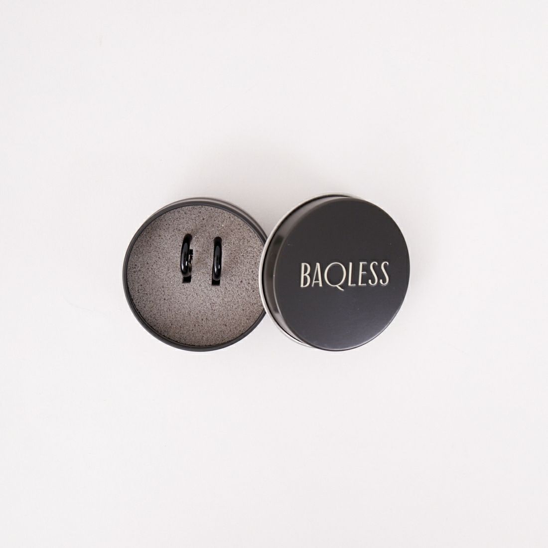 Baqless [バックレス] フープピアス [HP-ECP-BK] BLACK