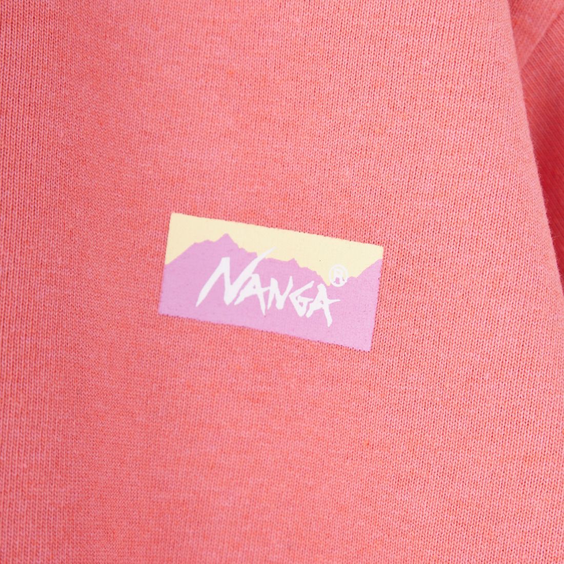 NANGA [ナンガ] エコハイブリッド ミニボックスロゴキッズTシャツ [N2504-6M533A] S.PINK