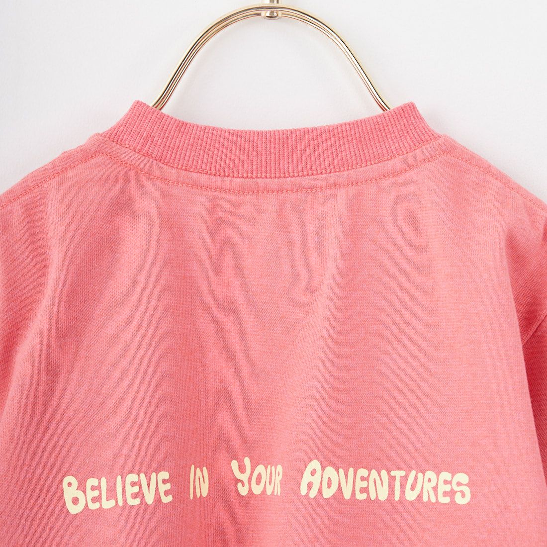 NANGA [ナンガ] エコハイブリッド ミニボックスロゴキッズTシャツ [N2504-6M533A] S.PINK