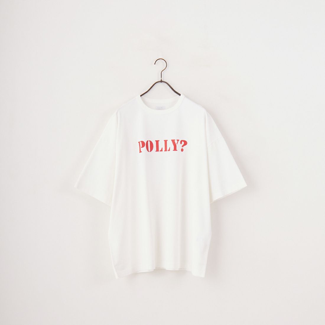 Name. [ネーム] シルケットコットン ビッグTシャツ [NMCU-040] WHITE