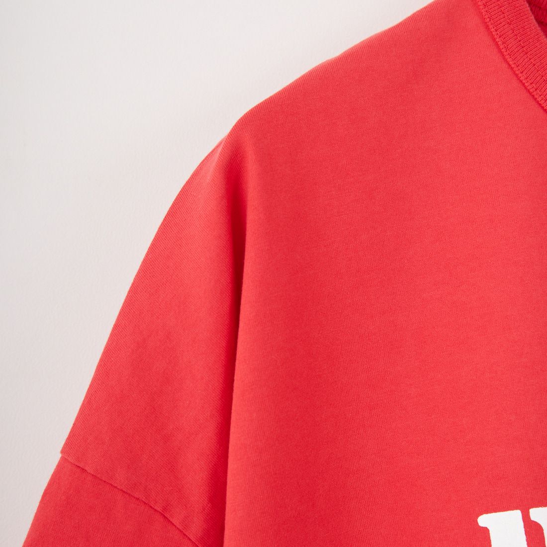 Name. [ネーム] シルケットコットン ビッグTシャツ [NMCU-040] RED