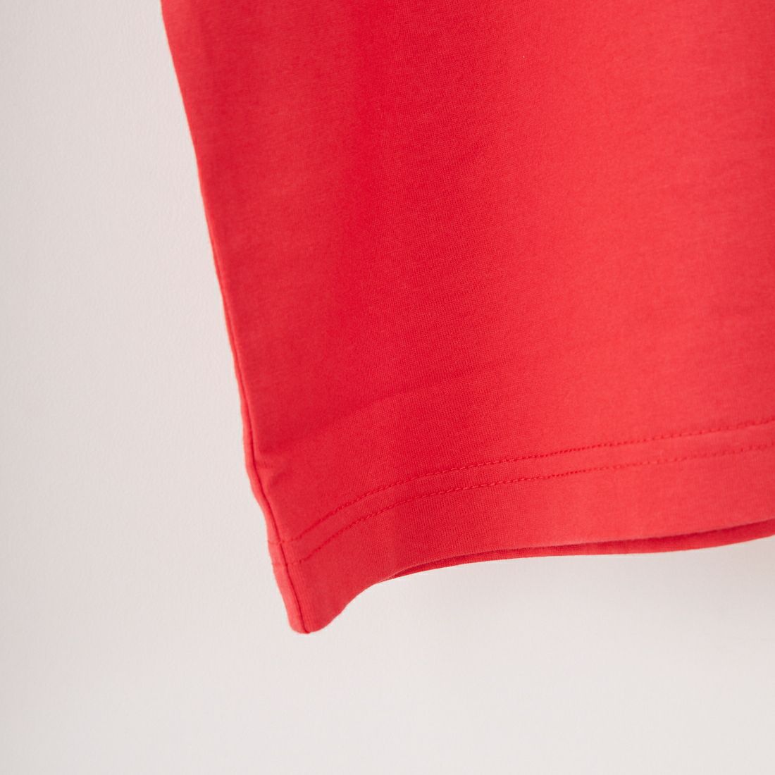 Name. [ネーム] シルケットコットン ビッグTシャツ [NMCU-040] RED