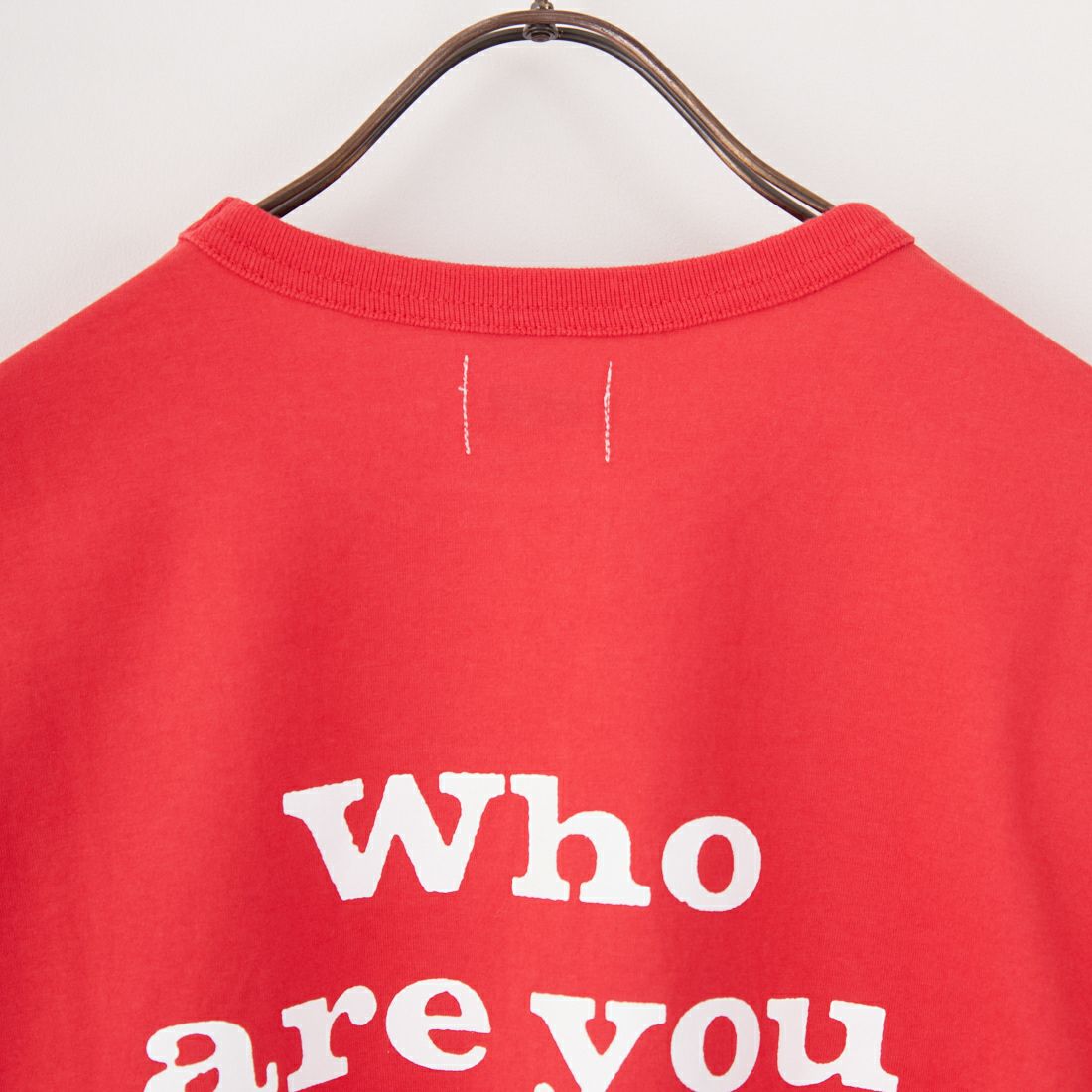 Name. [ネーム] シルケットコットン ビッグTシャツ [NMCU-040] RED