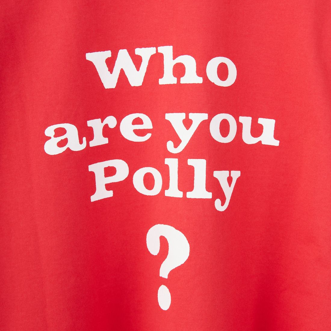 Name. [ネーム] シルケットコットン ビッグTシャツ [NMCU-040] RED