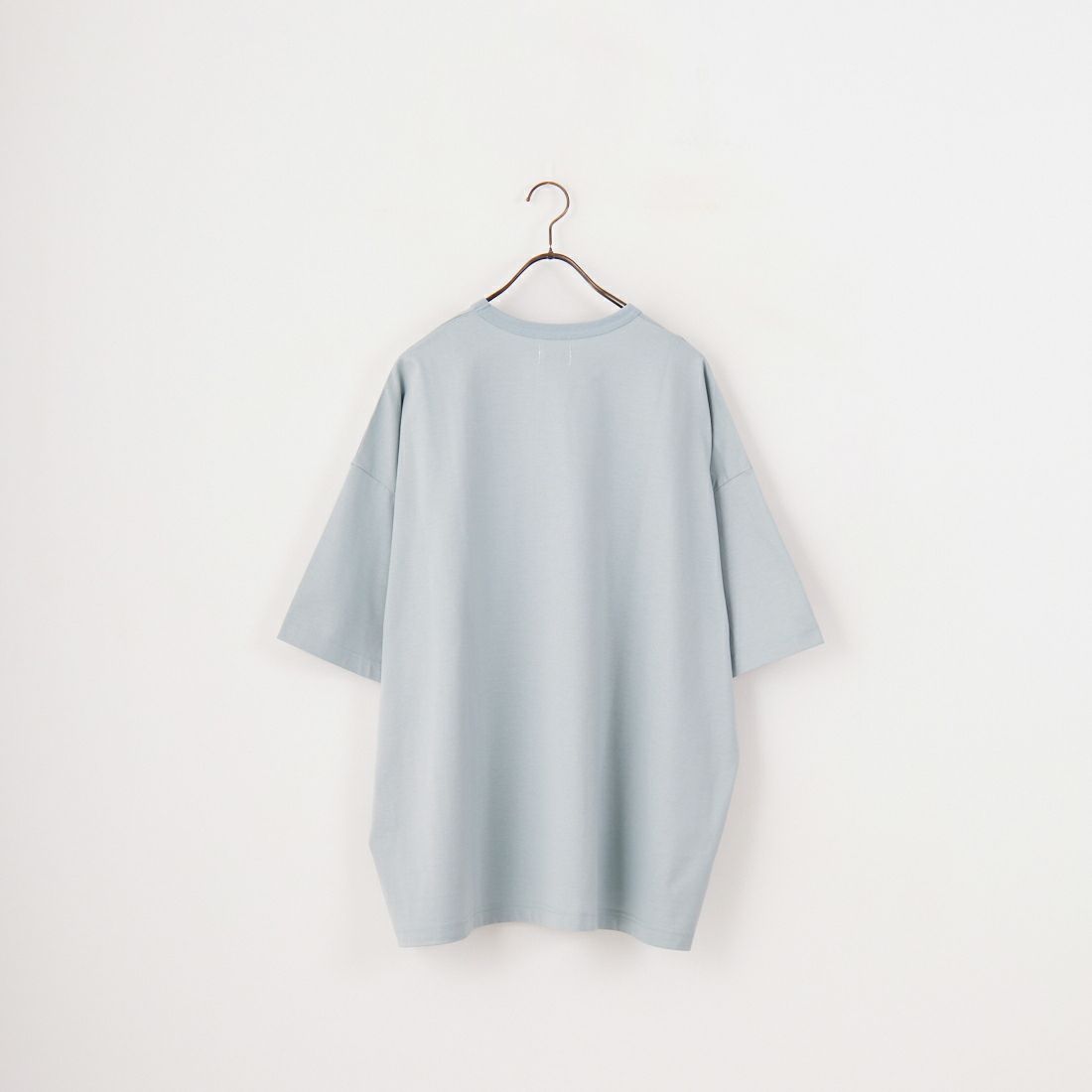 Name. [ネーム] シルケットコットン ビッグTシャツ [NMCU-032] SAX