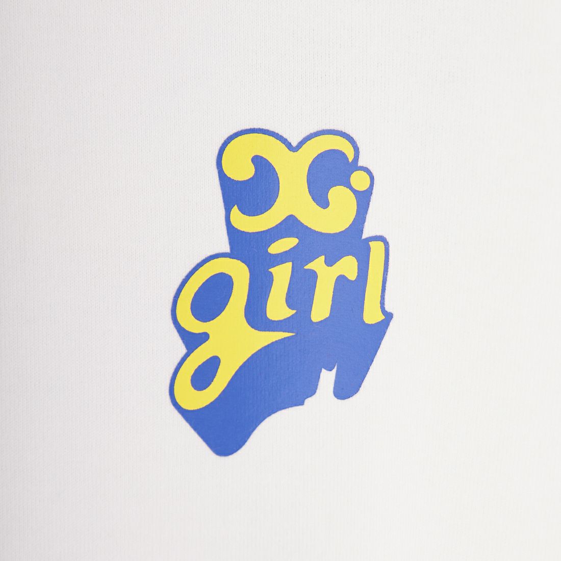 X-girl [エックスガール] ポップロゴショートスリーブTシャツ [105252011038] WHITE