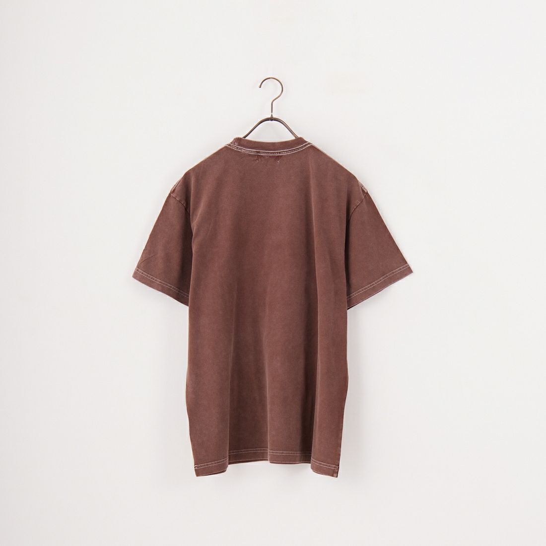 XLARGE [エクストララージ] ケミカルウォッシュ スランテッドOGロゴTシャツ [101252011012] BROWN