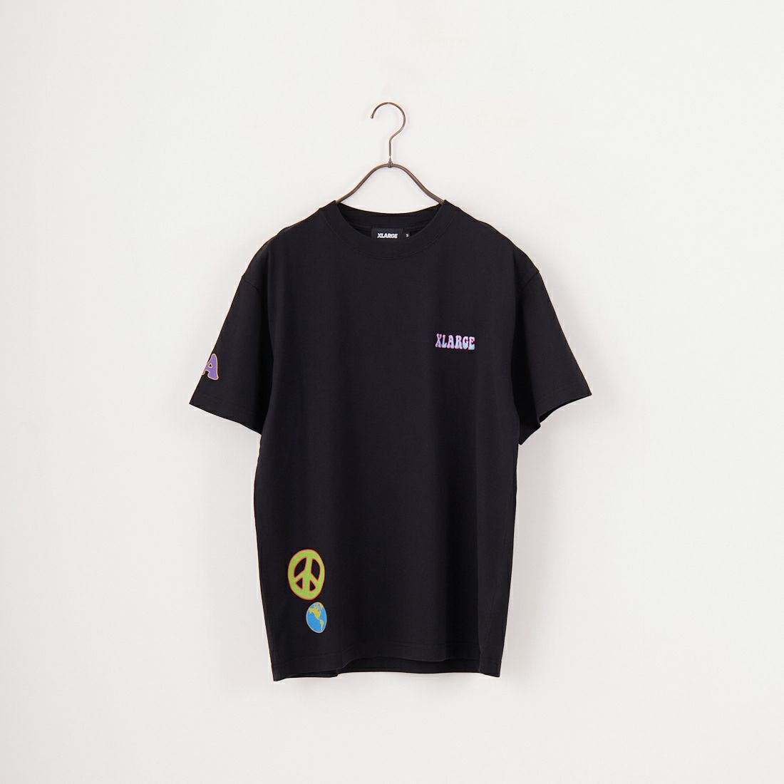 XLARGE [エクストララージ] フラワーショートスリーブTシャツ [101252011007] BLACK
