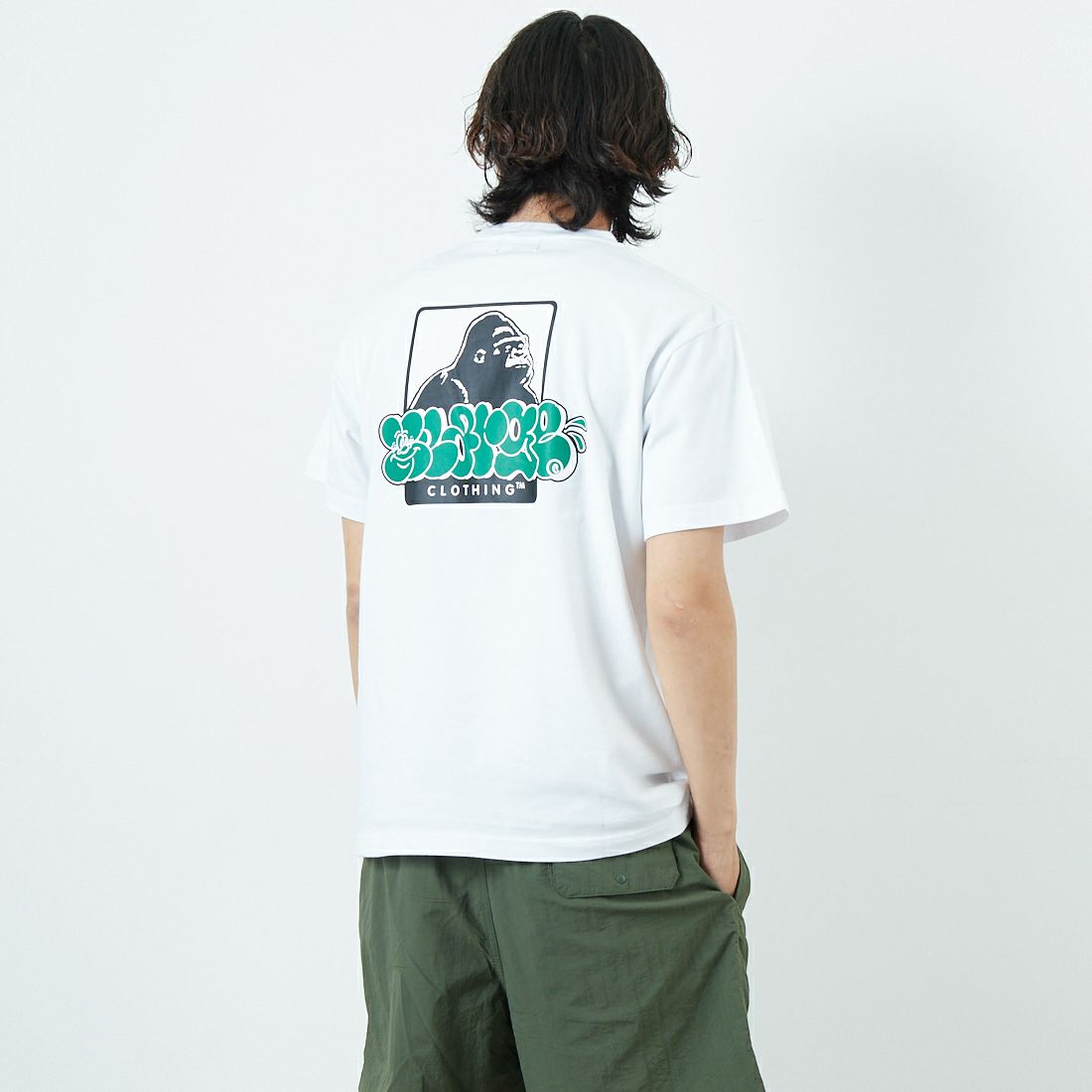 WHITE&&モデル身長：179cm 着用サイズ：M&&