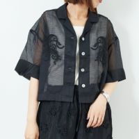 BLACK&&モデル身長：159cm 着用サイズ：F&&