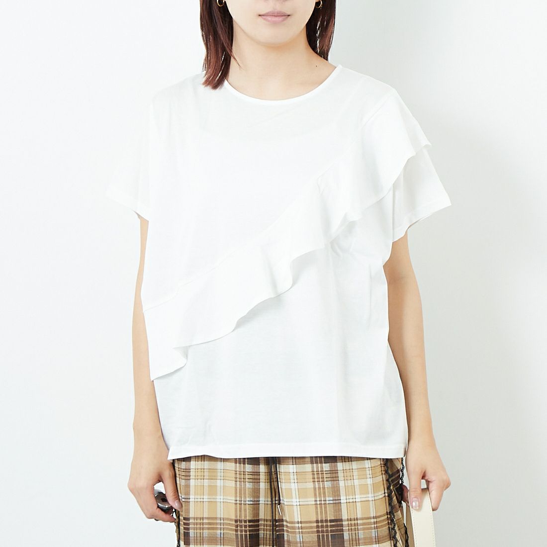 104 ｵﾌｼﾛ&&モデル身長：167cm 着用サイズ：F&&