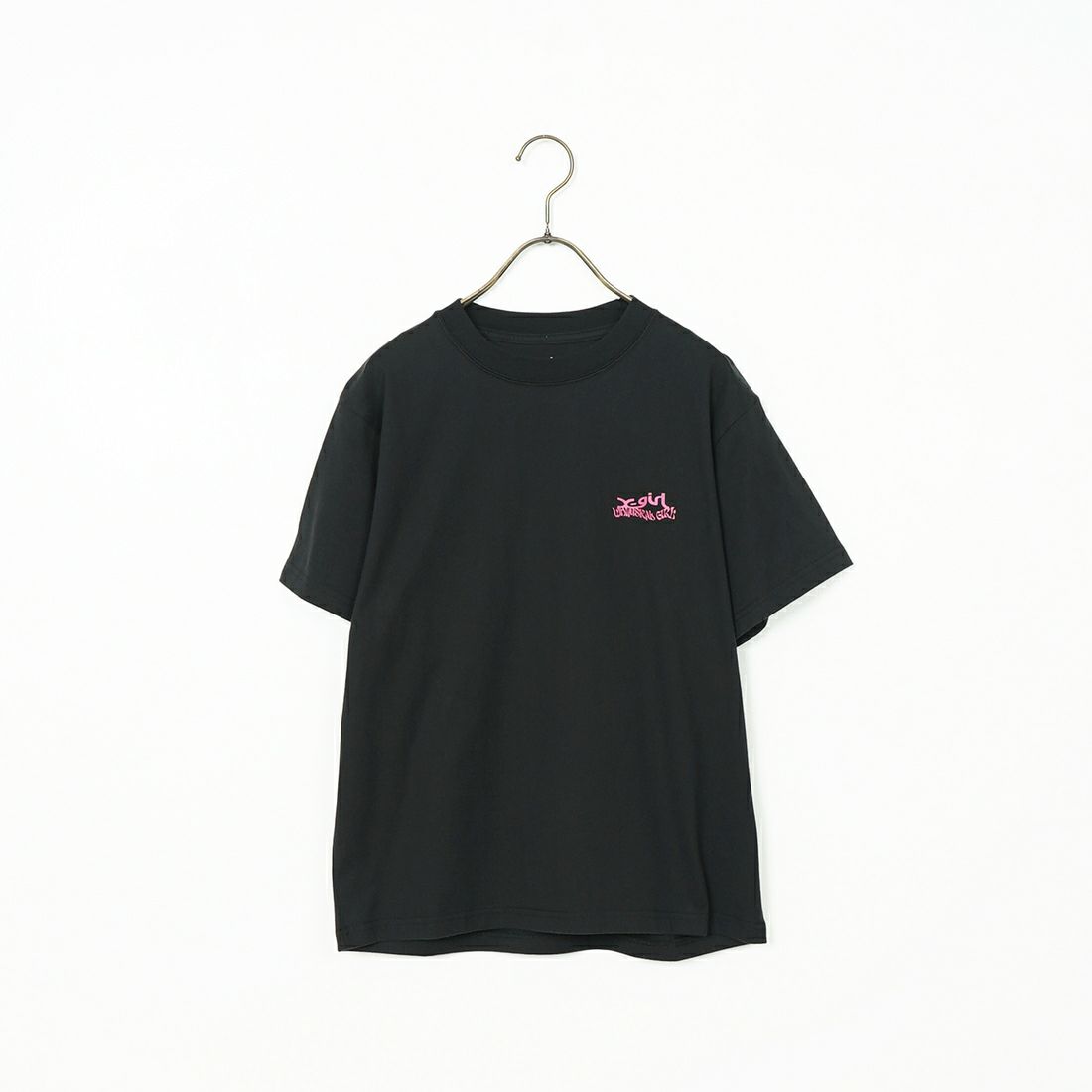 X-girl [エックスガール] バタフライロゴプリントTシャツ [105252011022] BLACK