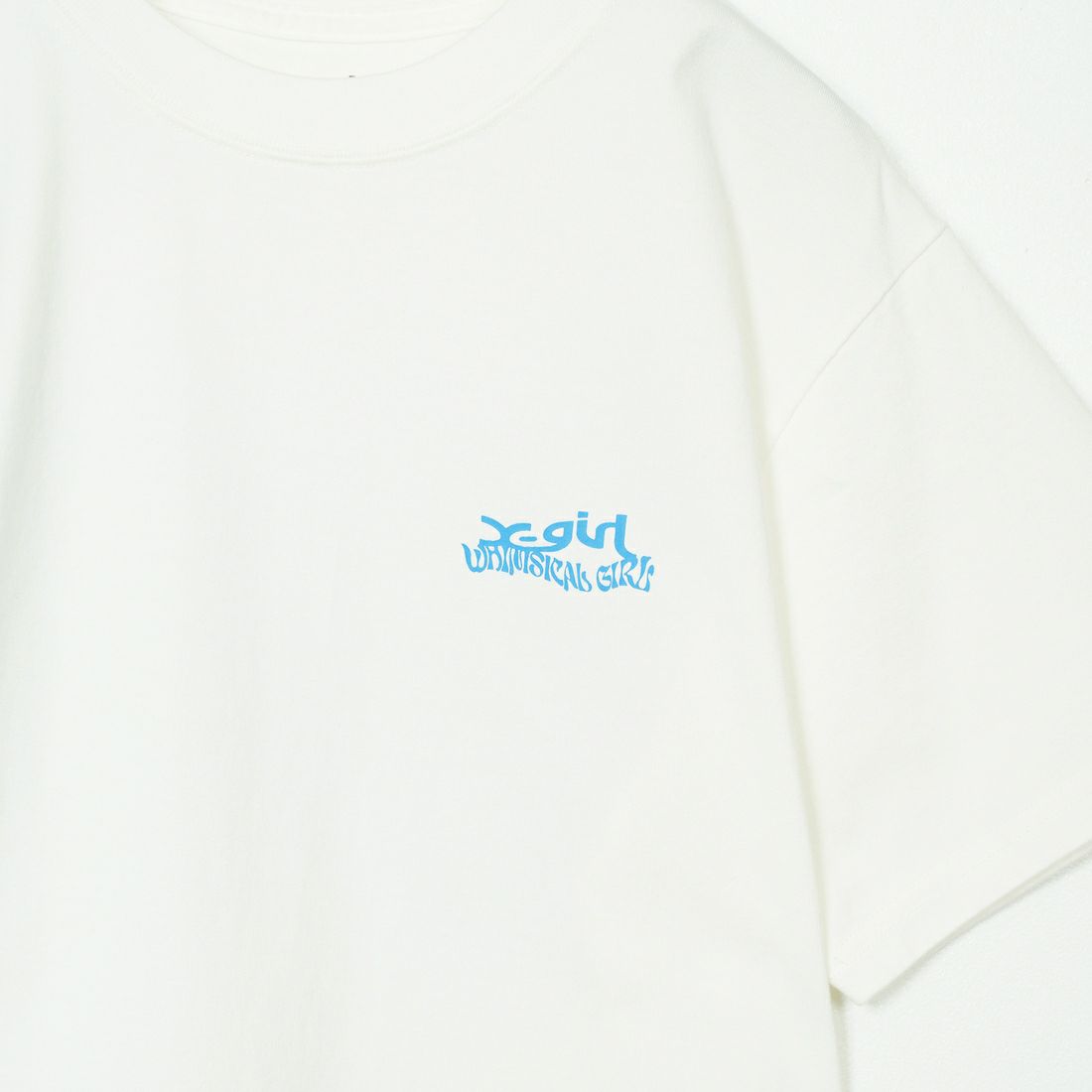 X-girl [エックスガール] バタフライロゴプリントTシャツ [105252011022] WHITE