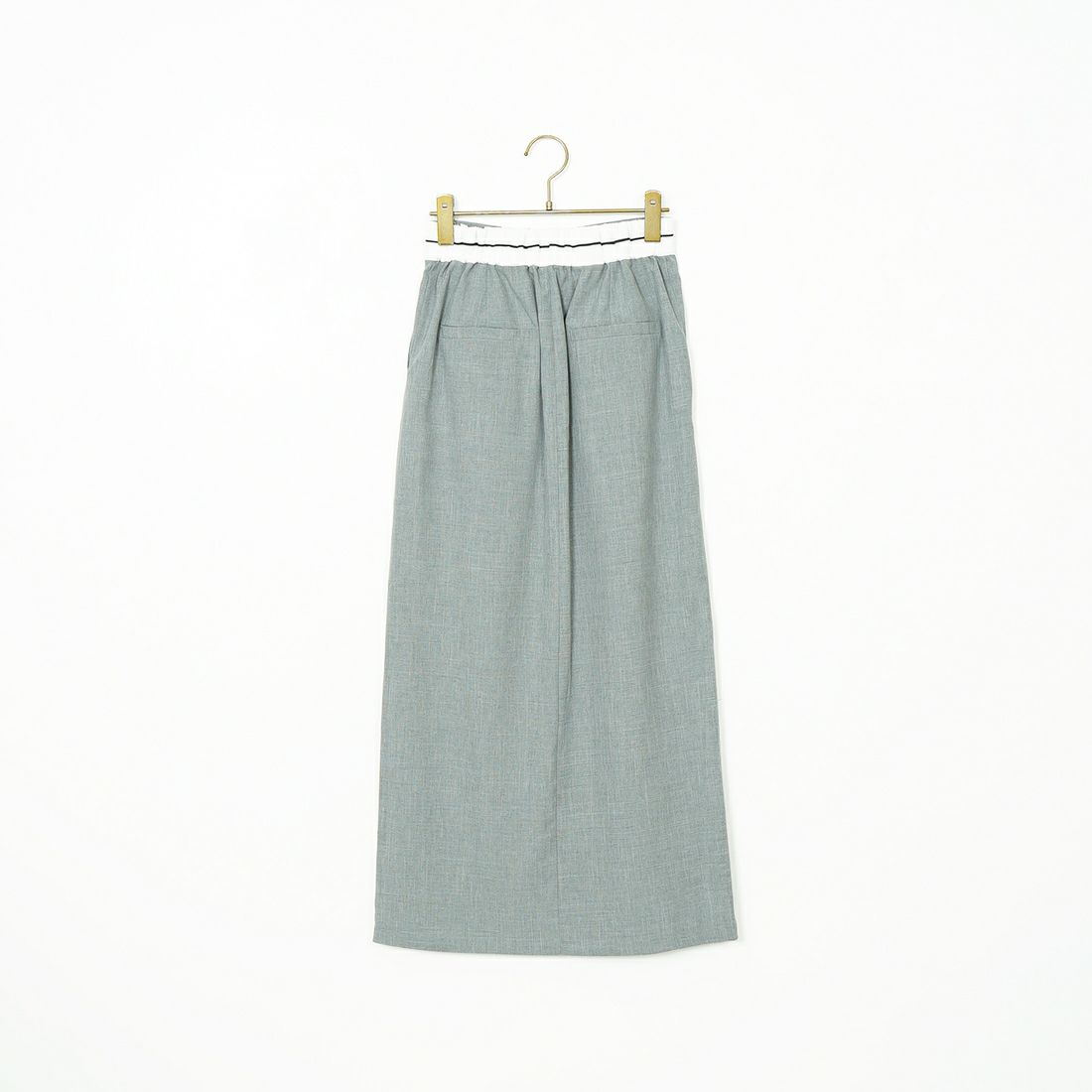 Jeans Factory Clothes [ジーンズファクトリークローズ] シャンブレーエステマーベルトスカート [21255053] 002 ｸﾞﾚｰ