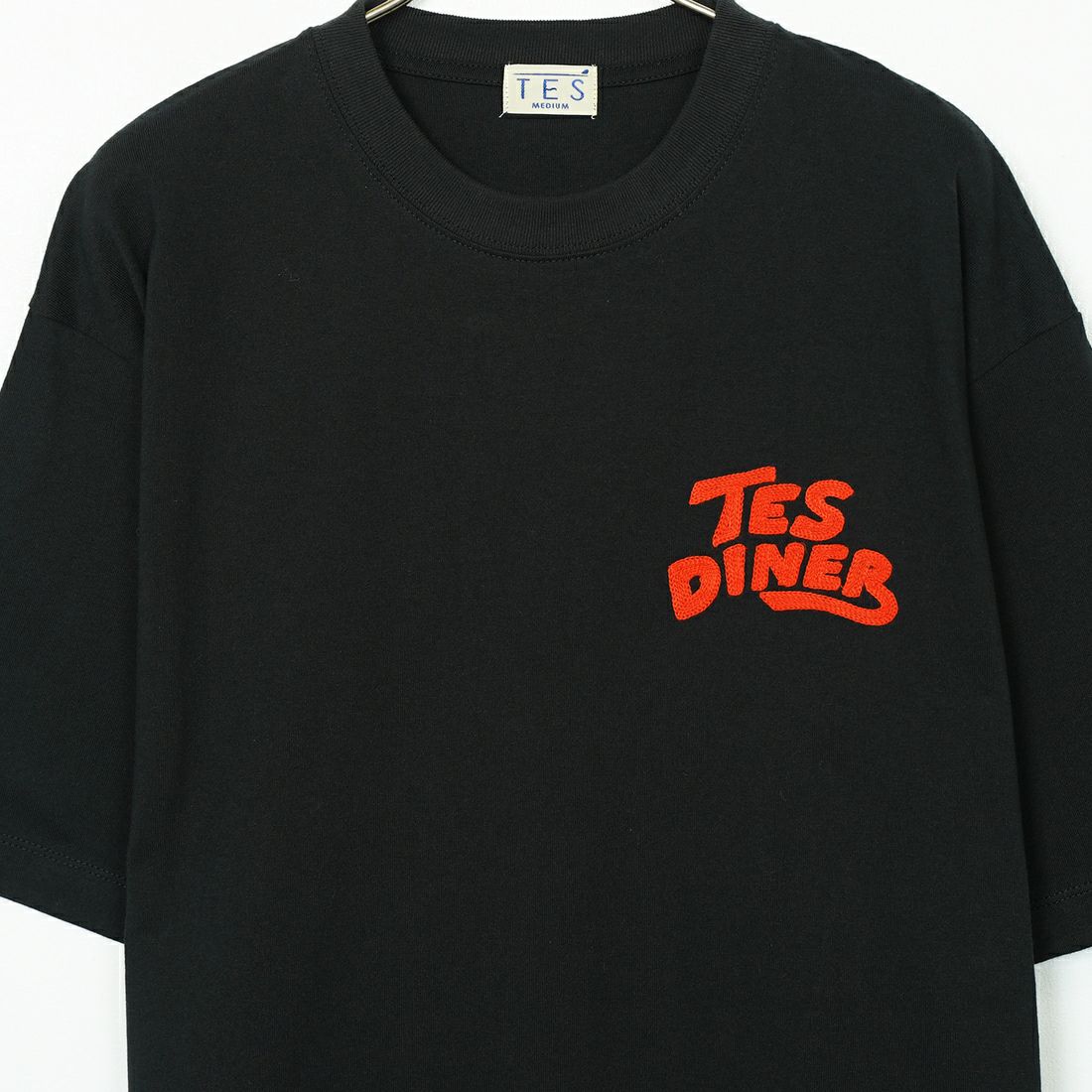 The Endless Summer [エンドレスサマー] TES ダイナー刺繍ビッグTシャツ [C-25574305] 01 BLACK